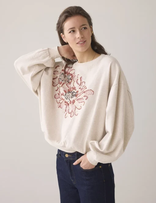Summum blouse 3s5109-30656 Khaky beige Fashion