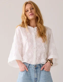 Summum blouse 2s3286-12183 Wit Hot