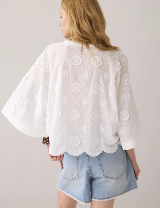 Summum blouse 2s3286-12183 Wit Hot