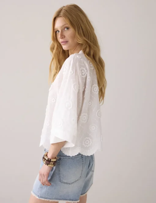 Summum blouse 2s3286-12183 Wit Hot
