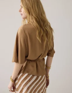 Summum blouse 2s3297-11817 Camel Sale