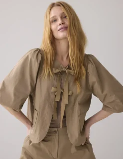 Summum blouse 2s3266-12075 Kaky Hot