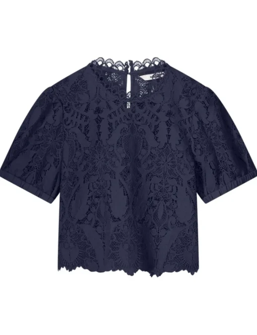 Summum blouse 2s3255-12182 Licht Blauw Online