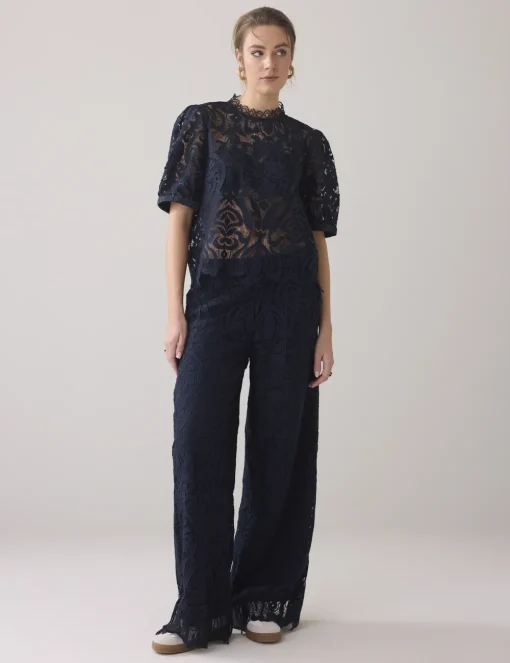 Summum blouse 2s3255-12182 Licht Blauw Online