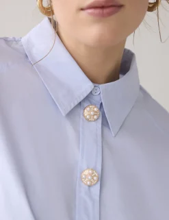 Summum blouse 2s3221-12119 Licht Blauw Hot