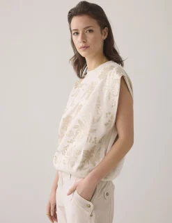 Summum blouse 3s5108-30656 Khaky beige Best