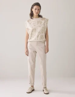 Summum blouse 3s5108-30656 Khaky beige Best