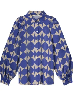 Summum blouse 2s3206-12136 Licht Blauw Discount