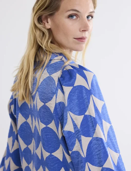 Summum blouse 2s3206-12136 Licht Blauw Discount