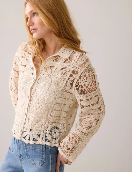 Summum gebreid vest 7s7920-7002104 Beige New