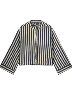 Summum gebreid vest 1s1225-12202 Licht Blauw Best