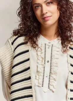 Summum gilets 7s5806-7976 Offwhite Fashion