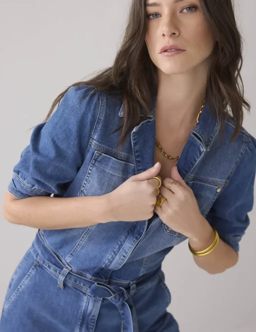 Summum jumpsuits 4s2555-5155 Licht Denim Online