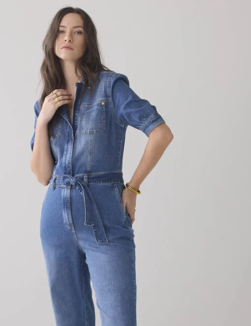 Summum jumpsuits 4s2555-5155 Licht Denim Online