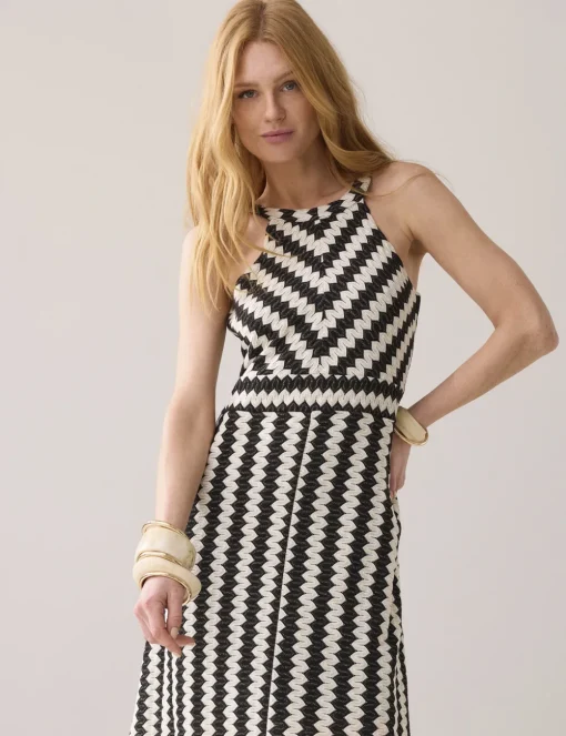 Summum jurk 5s1613-30699 Zwart Online
