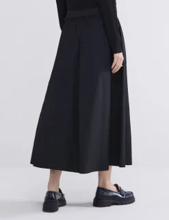 Summum midi rok 6s1324-12075 Zwart Fashion