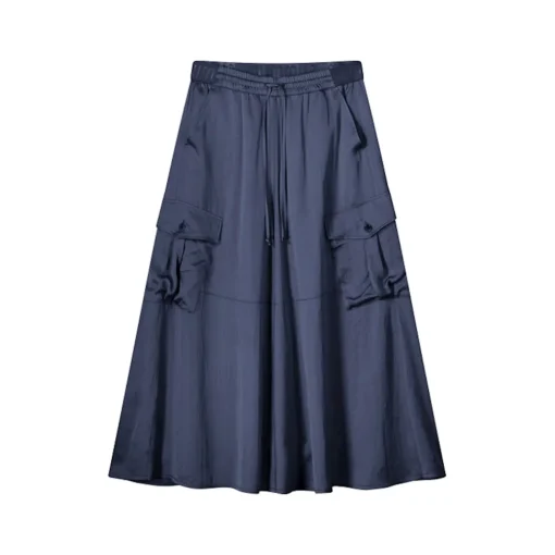 Summum midi rok 6s1279-11817 Blauw New