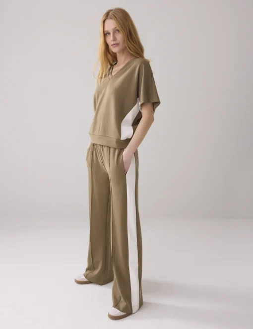 Summum pantalons 4s2747-30606 Kaky Online
