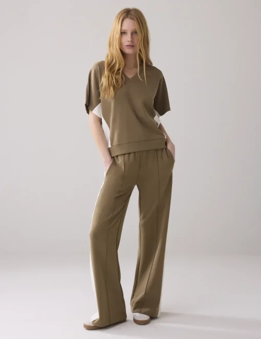 Summum pantalons 4s2747-30606 Kaky Online