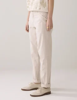 Summum pantalons 4s2760-11365 Khaky beige Outlet