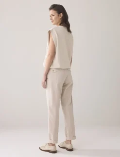 Summum pantalons 4s2760-11365 Khaky beige Outlet