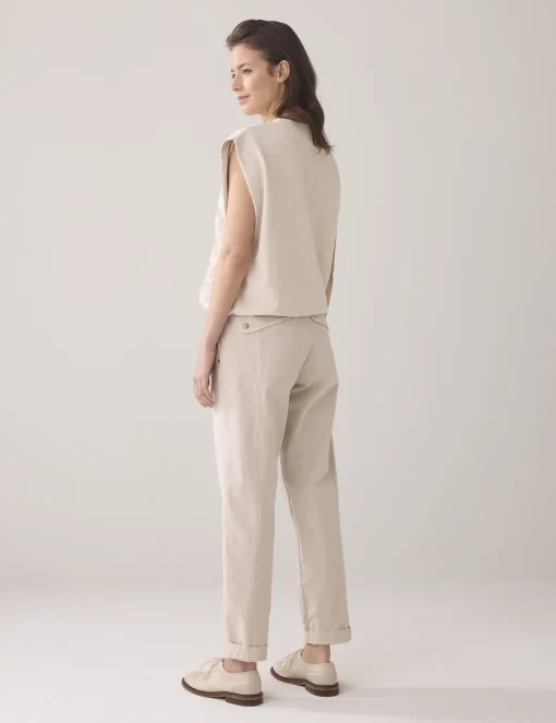 Summum pantalons 4s2760-11365 Khaky beige Outlet