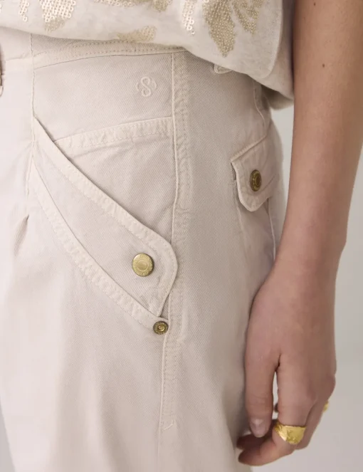 Summum pantalons 4s2760-11365 Khaky beige Outlet