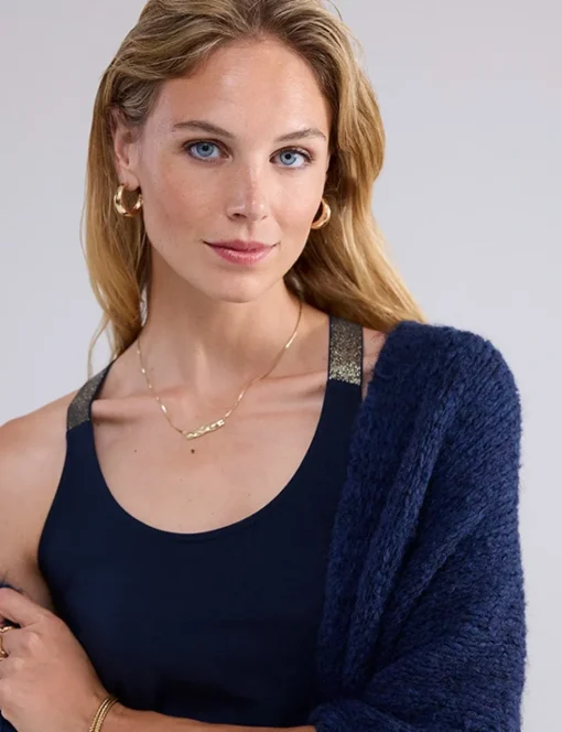 Summum tops 3s4483-30366 Donker Blauw Clearance