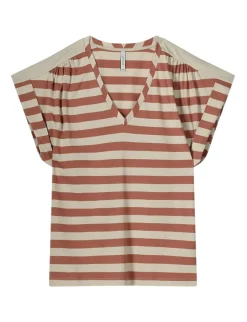 Summum t-shirts 3s5086-30682 Bordeaux Sale