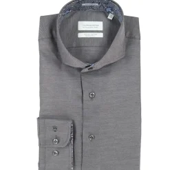 Thomas Maine casual overhemd Tailored Fit 827720 Grijs Outlet