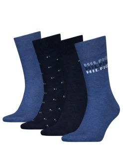 Tommy Socks sokken 701222193 Zwart Outlet