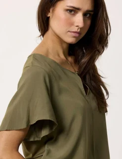 Tramontana blouse C07-12-301 Olijf groen Discount