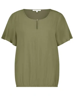 Tramontana blouse C07-12-301 Olijf groen Discount