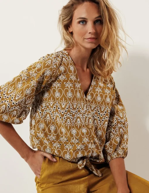 Tramontana blouse C07-16-301 Brons Online