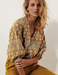 Tramontana blouse C07-16-301 Brons Online