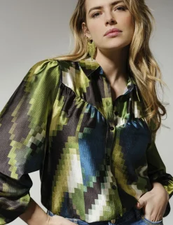 Tramontana blouse C05-14-301 Groen Best