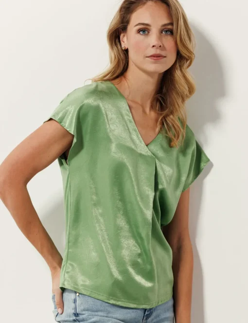 Tramontana t-shirts C40-15-401 Licht Groen New