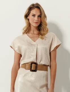Tramontana t-shirts C40-15-401 Beige Discount