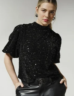 Tramontana t-shirts C36-14-401 Zwart Fashion