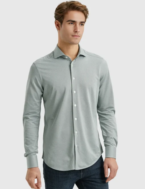Vanguard casual overhemd VSI2503313 Donker Groen Sale