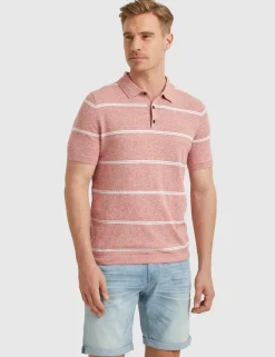 Vanguard polo's Tailored Fit VPSS2405892 Roze Clearance