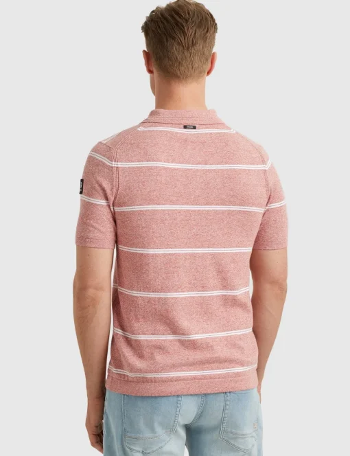 Vanguard polo's Tailored Fit VPSS2405892 Roze Clearance
