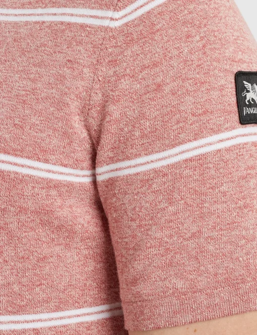 Vanguard polo's Tailored Fit VPSS2405892 Roze Clearance