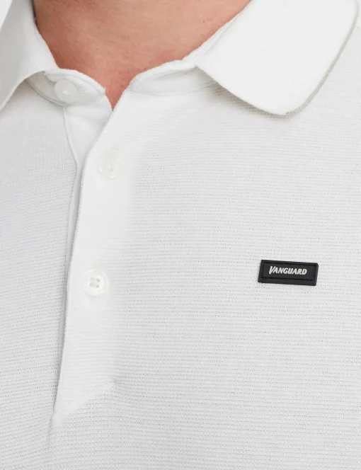 Vanguard polo's Tailored Fit VPSS2403828 Wit Clearance