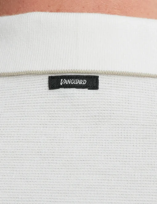 Vanguard polo's Tailored Fit VPSS2403828 Wit Clearance
