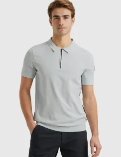 Vanguard polo's VPSS2504857 Licht Blauw Clearance