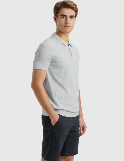 Vanguard polo's VPSS2504857 Licht Blauw Clearance