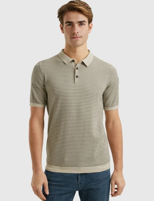 Vanguard polo's VPSS2504860 Khaky beige Discount