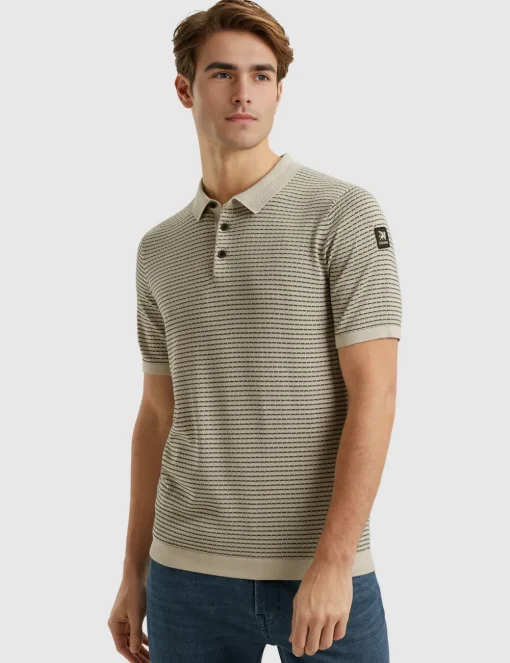 Vanguard polo's VPSS2504860 Khaky beige Discount
