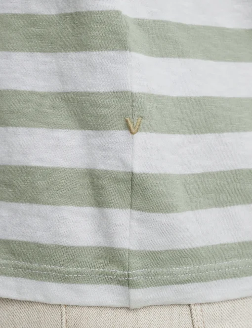 Vanguard t-shirts Tailored Fit VTSS2404534 Licht Grijs Best